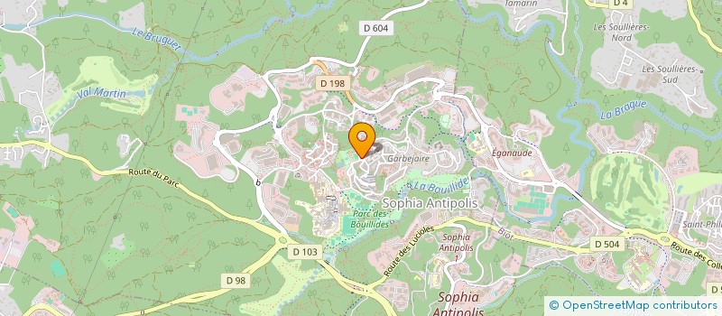 localisation de l'entreprise OMNIUM TECHNIQUE DE LA CONSTRUCTION à VALBONNE