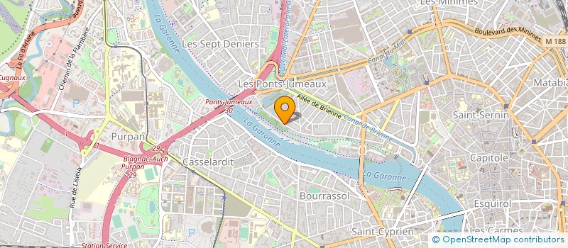 localisation de l'entreprise OMNIUM TECHNIQUE DE LA CONSTRUCTION ET DE L'EQUIPEMENT ORGANISATION à TOULOUSE