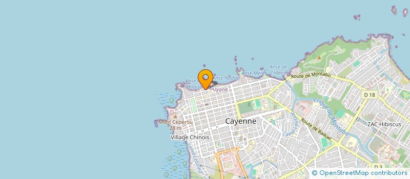 localisation de l'entreprise OMNIUM TECHNIQUES GENERALES à CAYENNE