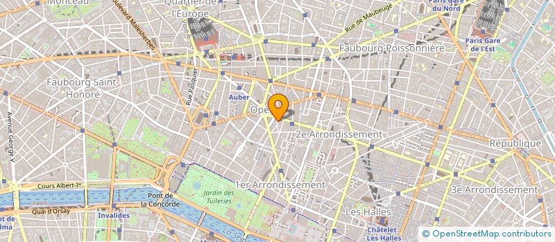 localisation de l'entreprise OMNIUM TECNIQUE ORDONNEMENT DE CHANTIERS à PARIS
