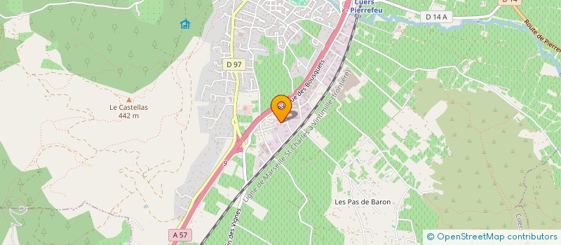 localisation de l'entreprise OMNIUM TRAVAUX 83 à CUERS