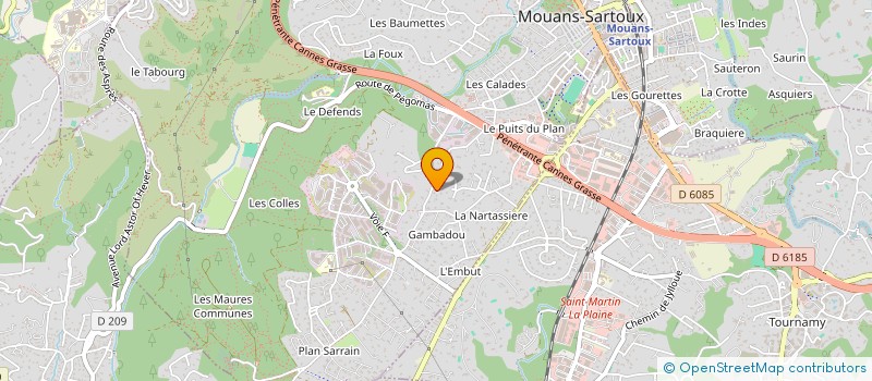localisation de l'entreprise OMNIVATION  MOUANS-SARTOUX