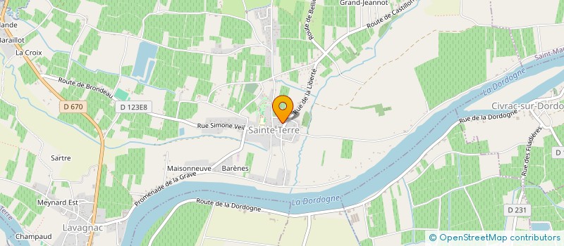 localisation de l'entreprise OMNIVUE  SAINTE-COLOMBE