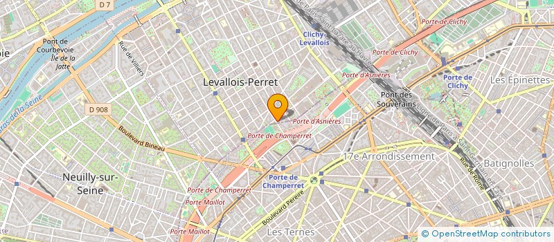 localisation de l'entreprise OMNSUM ELECTRIQUE DE PANTIN à LEVALLOIS-PERRET