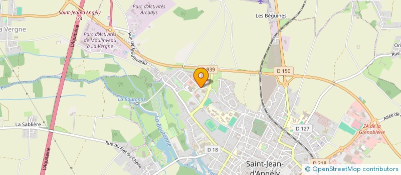 localisation de l'entreprise OMNY à ST JEAN D'ANGELY