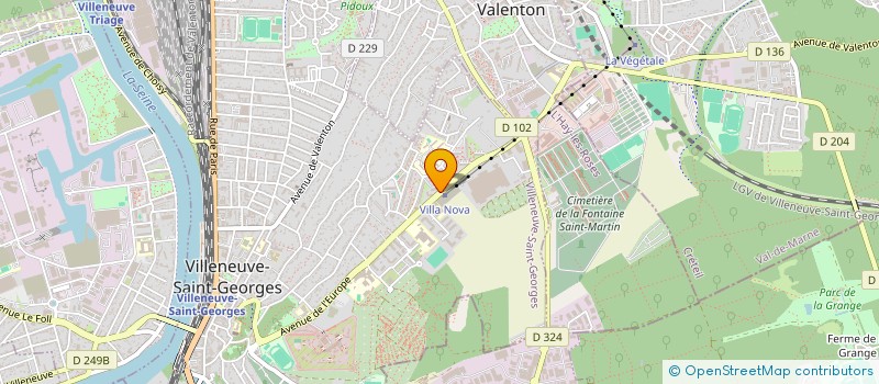 localisation de l'entreprise OMO à VILLENEUVE-SAINT-GEORGES