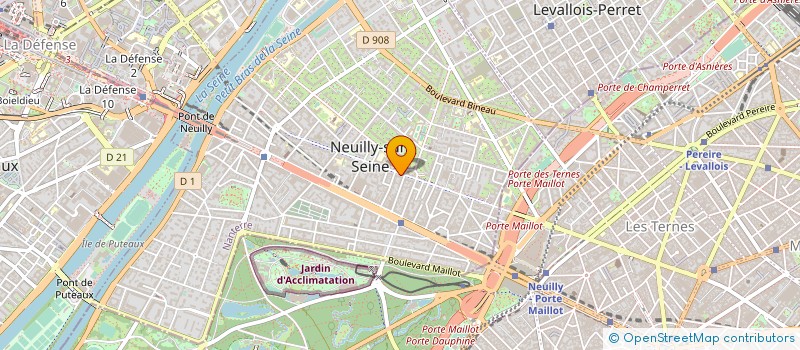 localisation de l'entreprise OMOB MUSIC à NEUILLY-SUR-SEINE