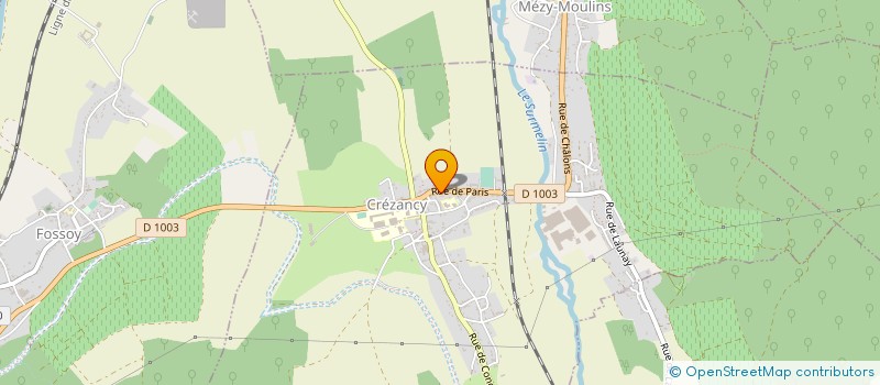 localisation de l'entreprise OMOIS LOGISTIQUE  CREZANCY