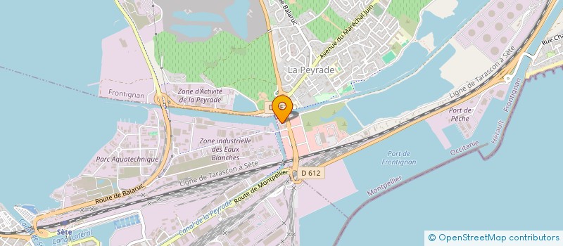 localisation de l'entreprise OMONT ET CIE S A R L à FRONTIGNAN