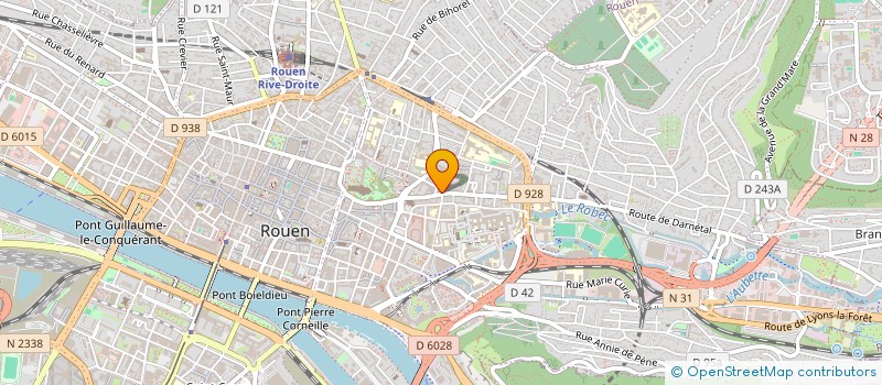 localisation de l'entreprise OMONT-VAILLANT  ROUEN