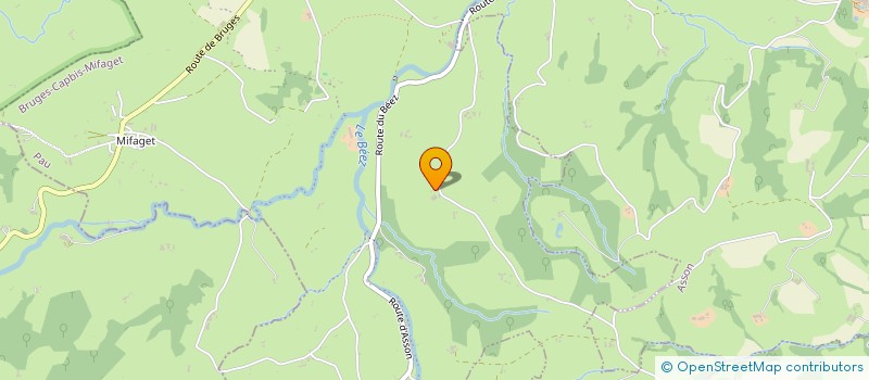 localisation de l'entreprise OMPRARET  BRUGES-CAPBIS-MIFAGET