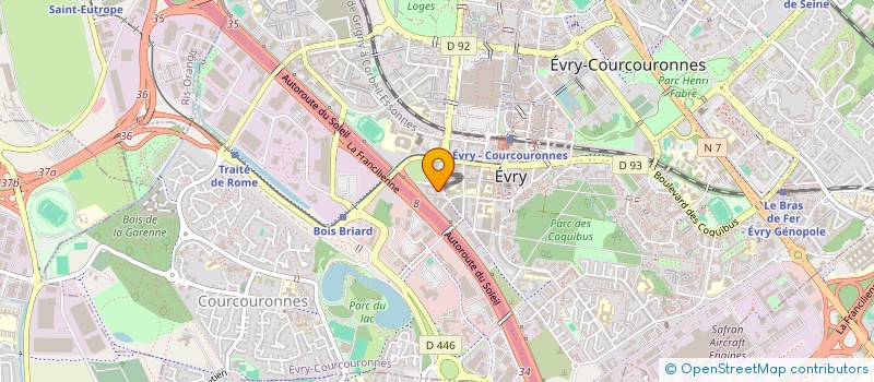 localisation de l'entreprise OMRA DIRECT  EVRY-COURCOURONNES