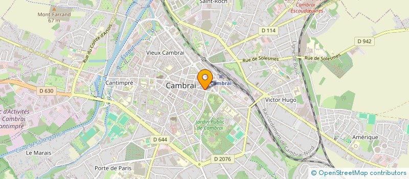 localisation de l'entreprise OMRO SARL  CAMBRAI