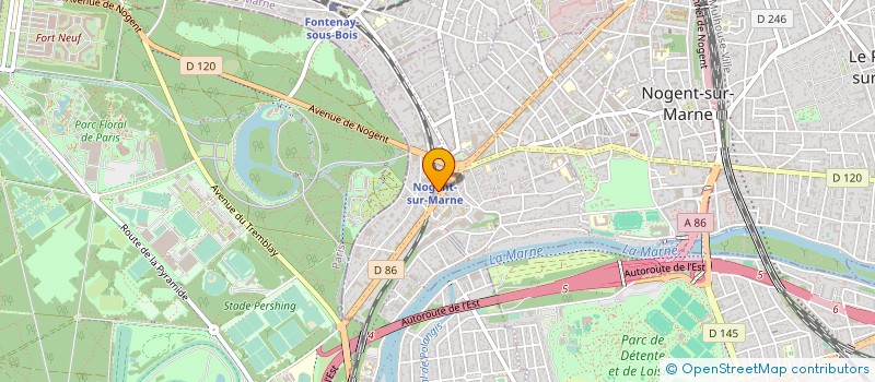 localisation de l'entreprise OMRON ELECTRONICS à NOGENT-SUR-MARNE