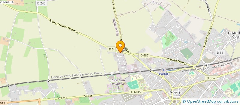 localisation de l'entreprise OMRUN  VALLIQUERVILLE