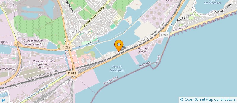 localisation de l'entreprise OMS 34 à FRONTIGNAN