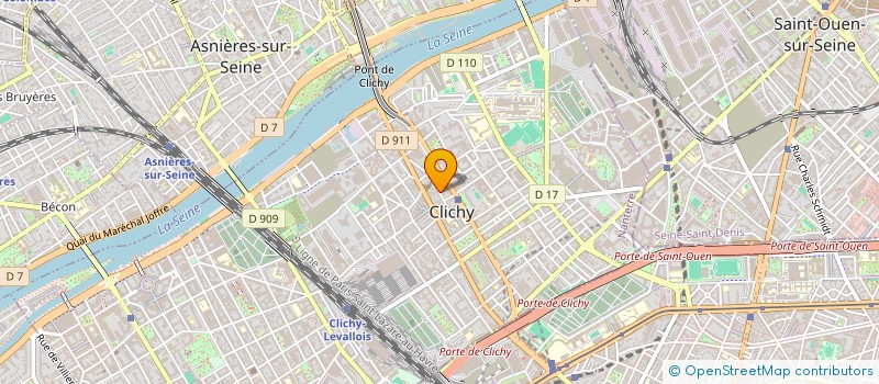 localisation de l'entreprise OMS à CLICHY