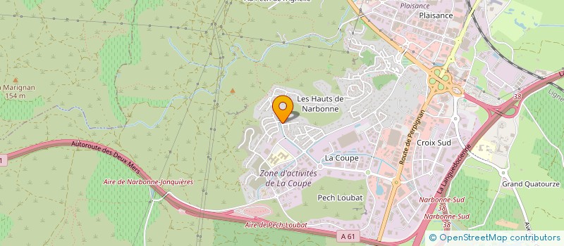 localisation de l'entreprise OMS à NARBONNE