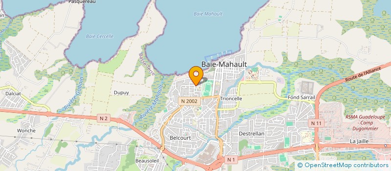 localisation de l'entreprise OMS INDPT HLD à BAIE-MAHAULT