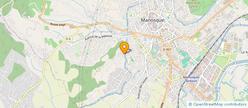 localisation de l'entreprise OMS OFFICE MUNICIPAL SPORTS  MANOSQUE
