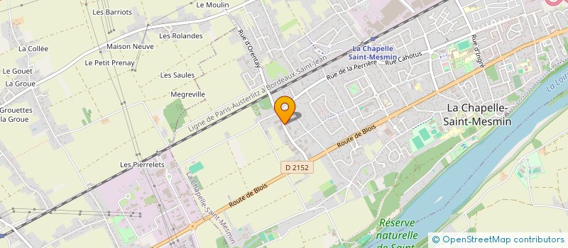 localisation de l'entreprise OMS ORLEANS MOTORCYCLES SERVICES à LA CHAPELLE-SAINT-MESMIN
