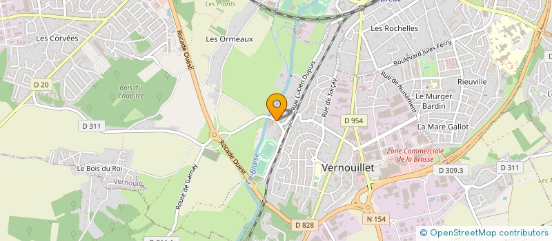 localisation de l'entreprise OMS VERNOUILLET à VERNOUILLET