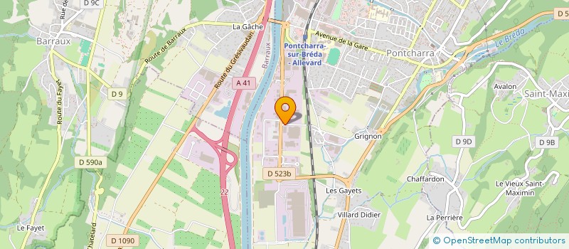 localisation de l'entreprise OMSAT à PONTCHARRA