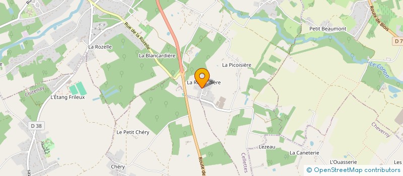 localisation de l'entreprise OMSHIV  LE CONTROIS-EN-SOLOGNE