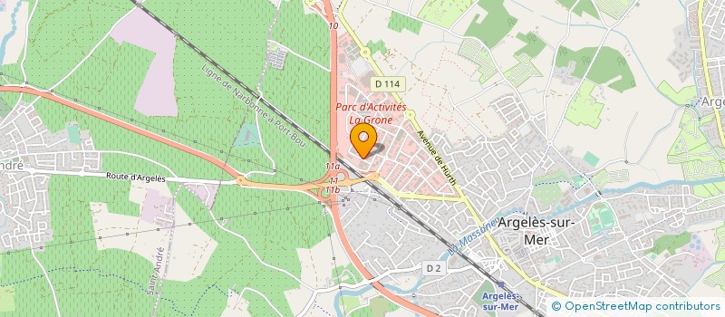 localisation de l'entreprise OMSIG OUTDOOR à ARGELES-SUR-MER