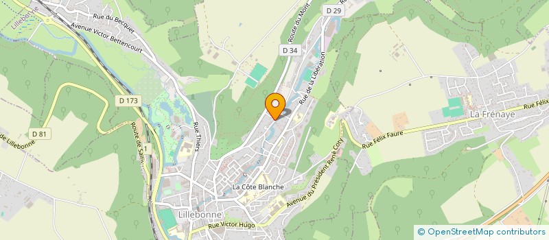 localisation de l'entreprise OMSK  LILLEBONNE