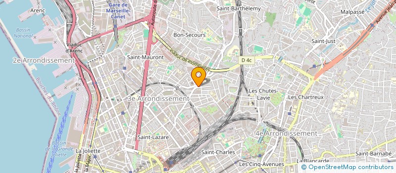 localisation de l'entreprise OMTEL à MARSEILLE