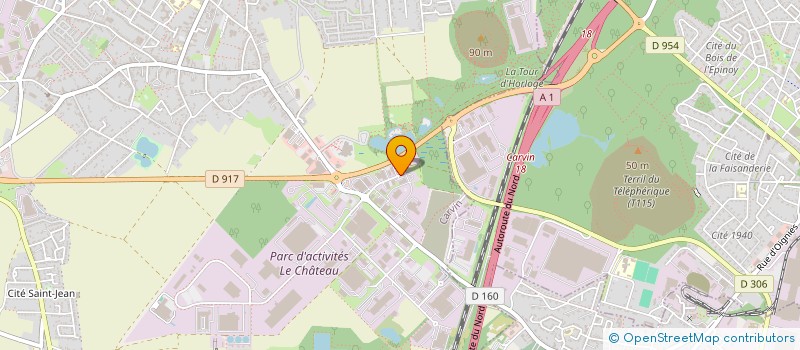 localisation de l'entreprise OMTI  CARVIN