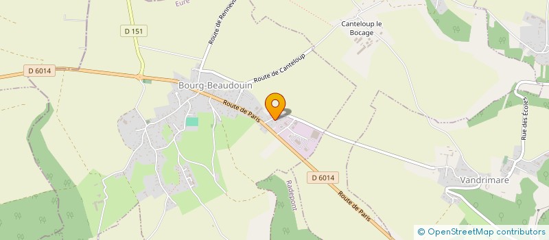 localisation de l'entreprise OMV INVEST  FLEURY-SUR-ANDELLE