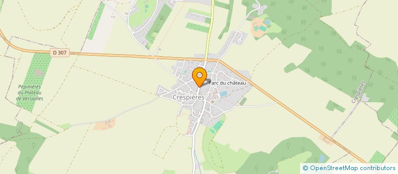 localisation de l'entreprise OMV ORGANISAT METHODE VALEUR  CRESPIERES