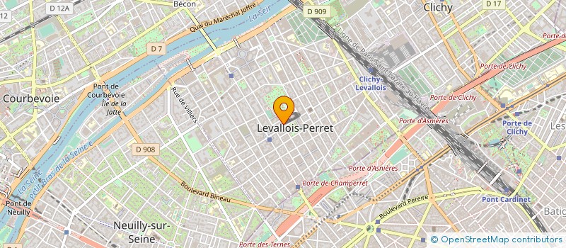 localisation de l'entreprise OMVALUE à LEVALLOIS-PERRET