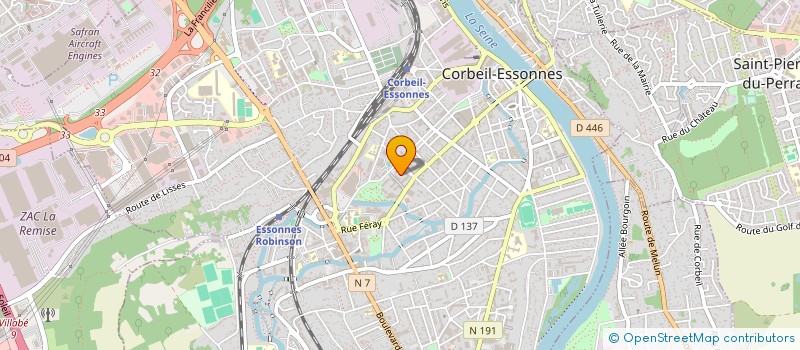 localisation de l'entreprise OMW à CORBEIL-ESSONNES