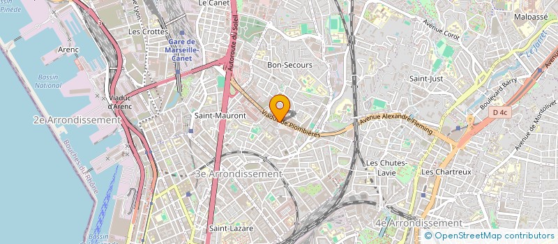 localisation de l'entreprise OMY à MARSEILLE