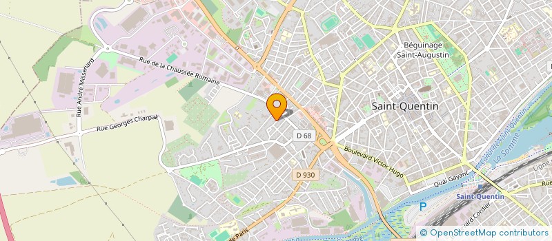 localisation de l'entreprise OMYAL à SAINT-QUENTIN