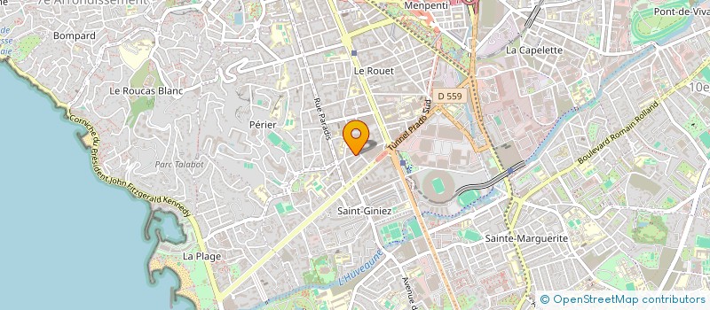 localisation de l'entreprise OMYCRON à MARSEILLE
