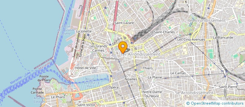 localisation de l'entreprise OMYEL à MARSEILLE