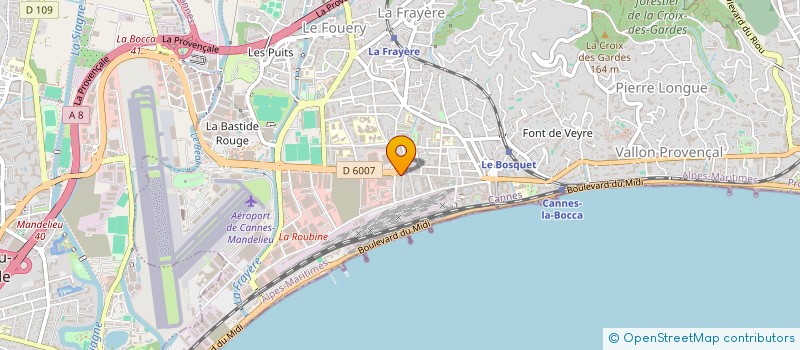 localisation de l'entreprise OMYRENOV à CANNES