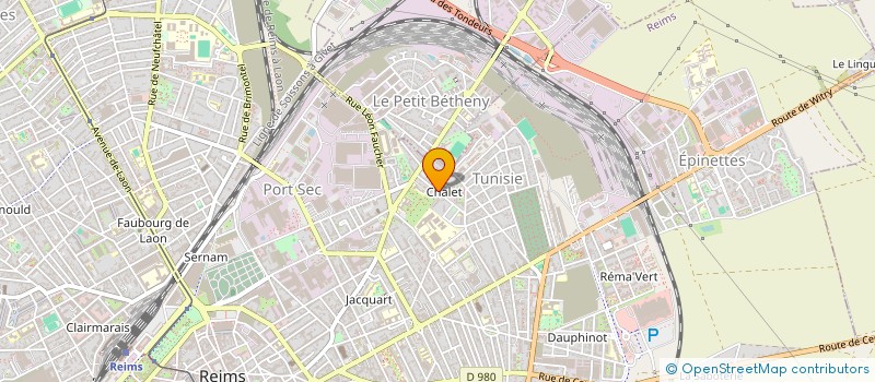 localisation de l'entreprise OMYTEQ  REIMS