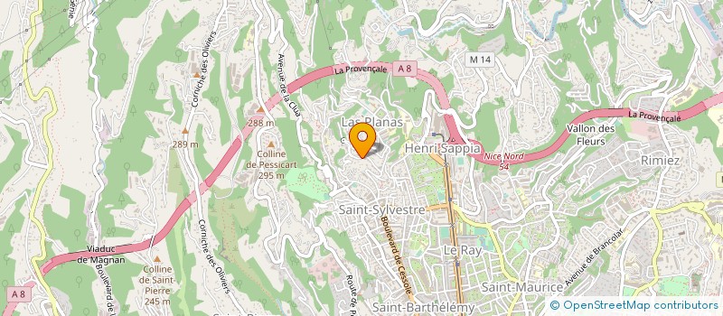 localisation de l'entreprise OMZEN à NICE
