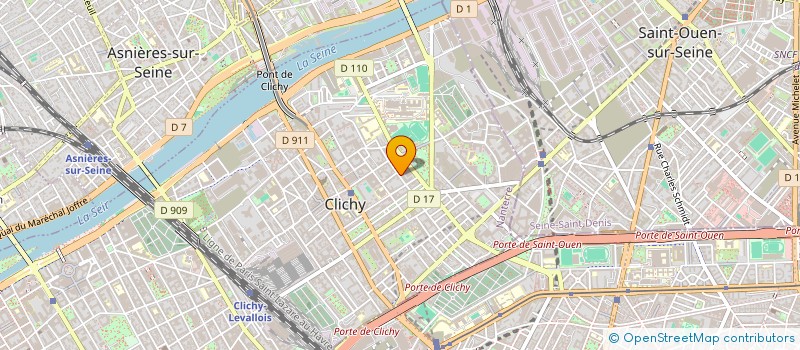 localisation de l'entreprise ON à CLICHY