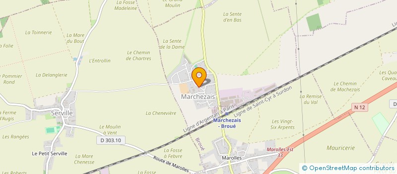 localisation de l'entreprise ON A DES CHOSES A SE DIRE à MARCHEZAIS