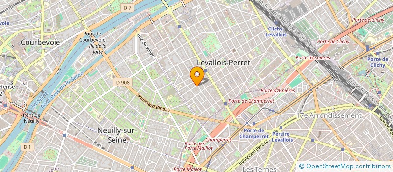 localisation de l'entreprise ON A FAIM à LEVALLOIS-PERRET
