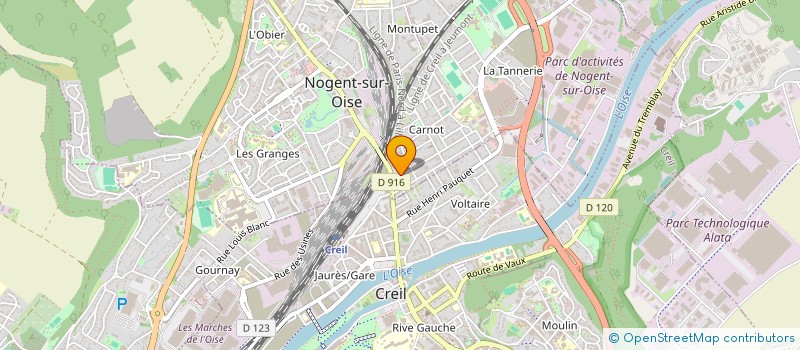 localisation de l'entreprise ON A RIEN SANS RIEN  NOGENT-SUR-OISE