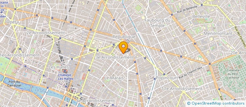 localisation de l'entreprise ON AIR à PARIS
