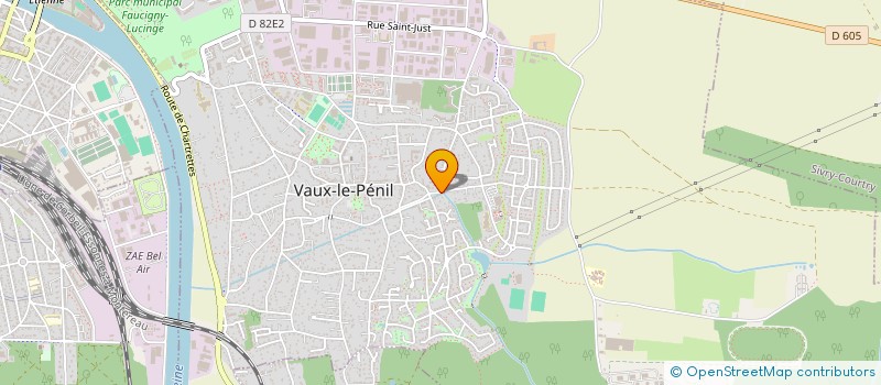 localisation de l'entreprise ON AIR 77 à VAUX-LE-PENIL