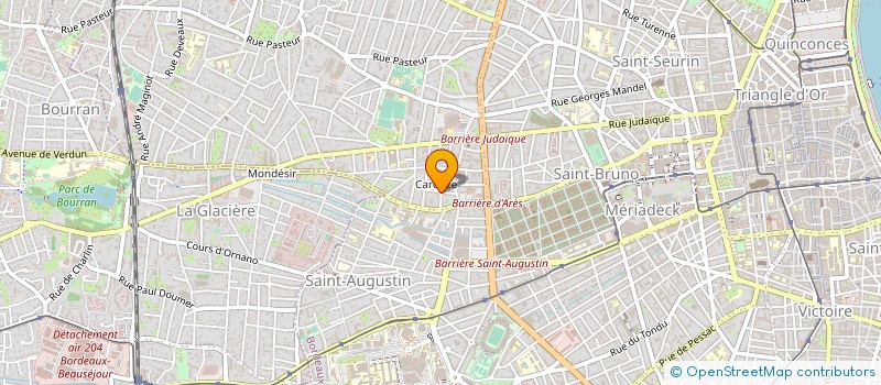 localisation de l'entreprise ON AIR à BORDEAUX
